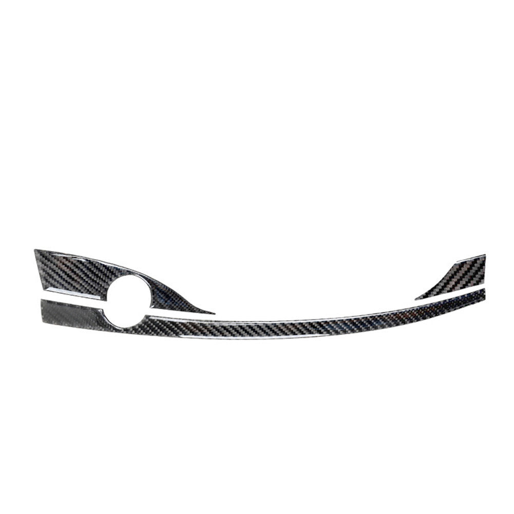 Carbon Fiber Central Storage Box Panel Cover Trim for Dodge Journey 2009-2010 v