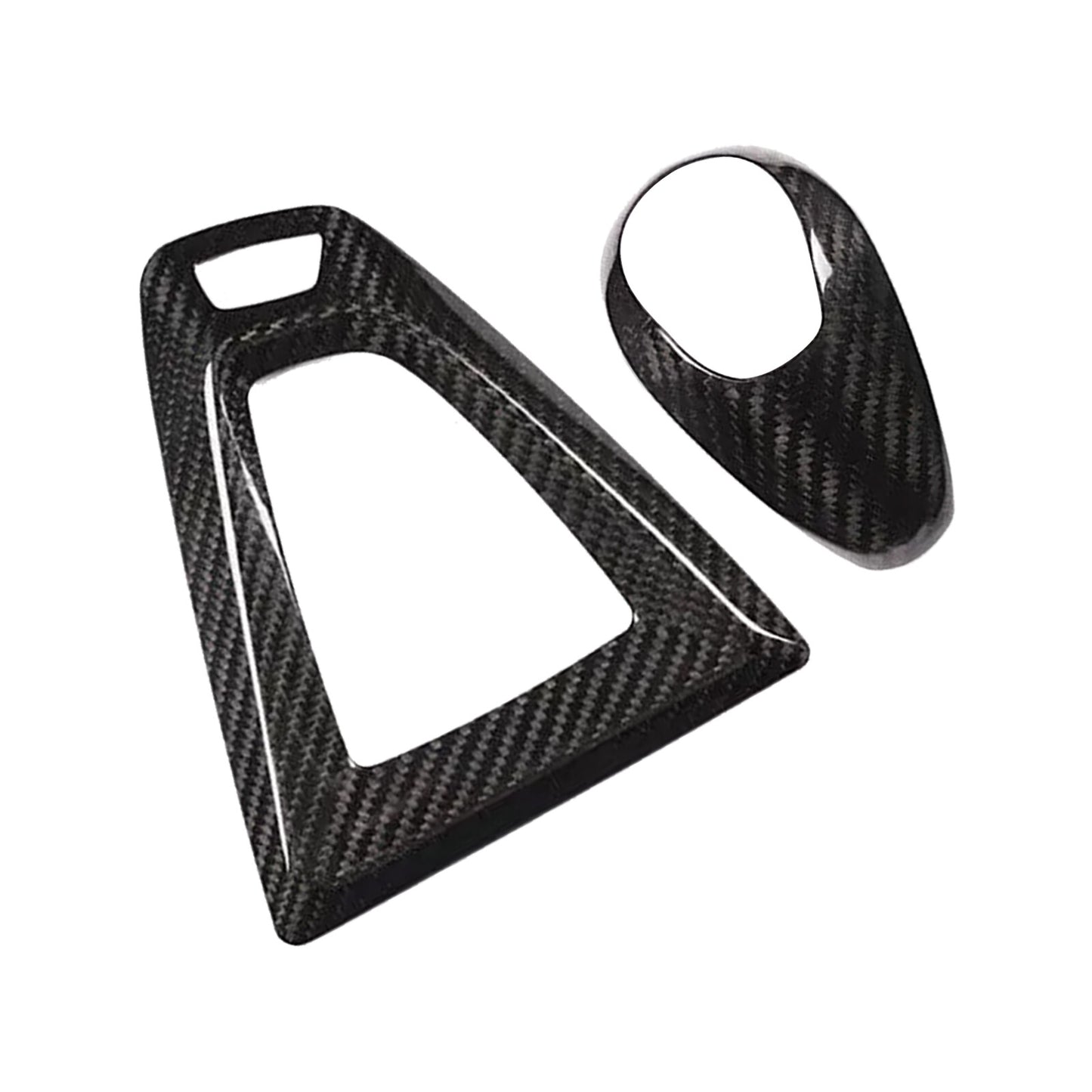 Carbon Fiber Interior Gear Box Shift Knob Trim Cover fit for Bmw M3 F80 M4 F82 AT