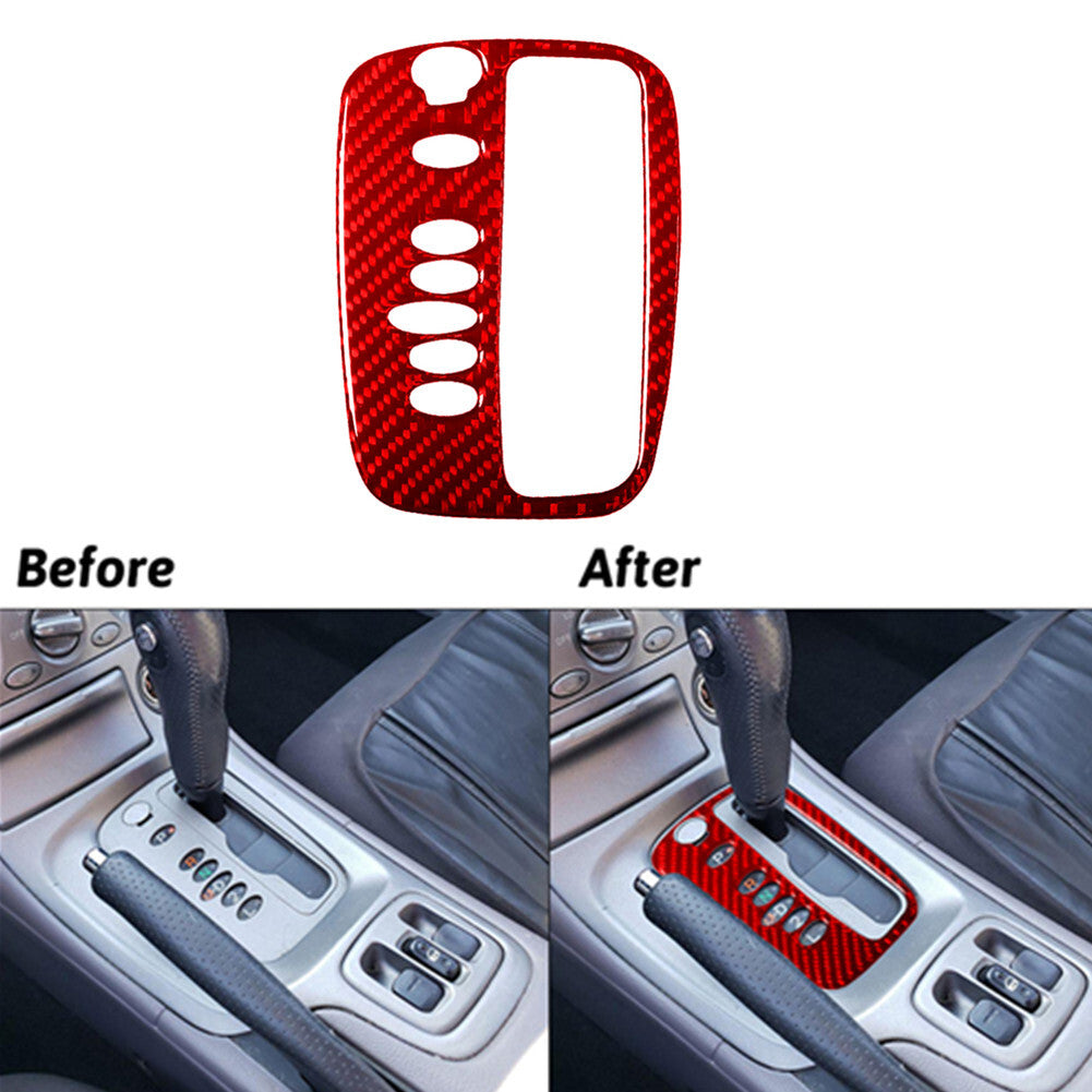 Red Carbon Fiber Gear Shift Box Panel Trim Type-A for Lexus IS250 2006-2012 v