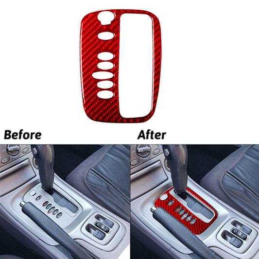 Red Carbon Fiber Gear Shift Box Panel Trim Type-A for Lexus IS250 2006-2012 v