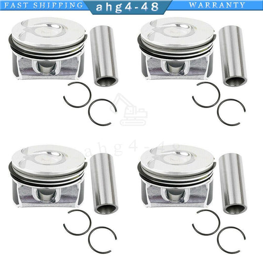 4 Pistons and Rings 11257566019 for Mini Cooper Countryman R55-R61 N14 Turbocharger 1.6L