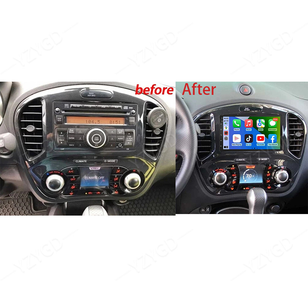 for Nissan Juke 2010-2011 Stereo 7 Android 14 Carplay Car Radio GPS WIFI Screen