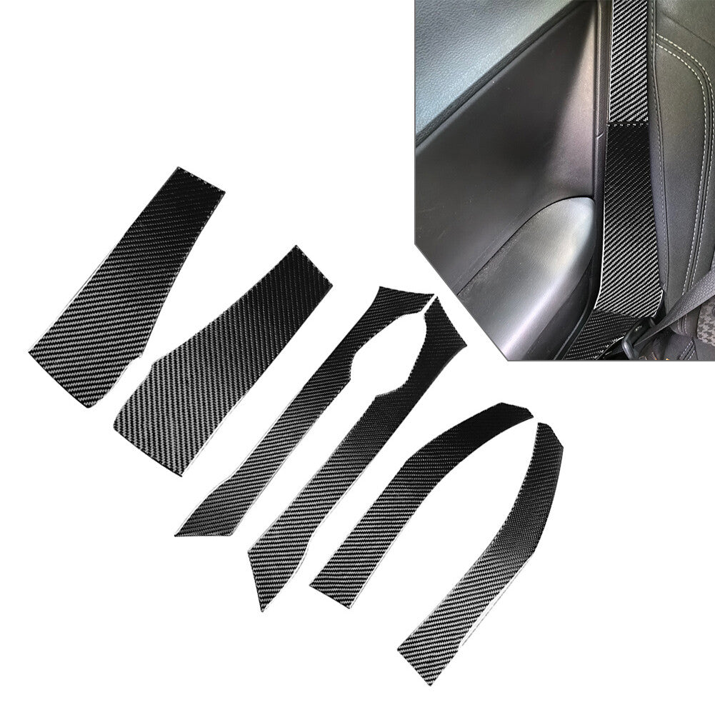 Carbon Fiber Rear for Seat Side Panel Cover Trim for Dodge for Challenger 2015-2024 2022