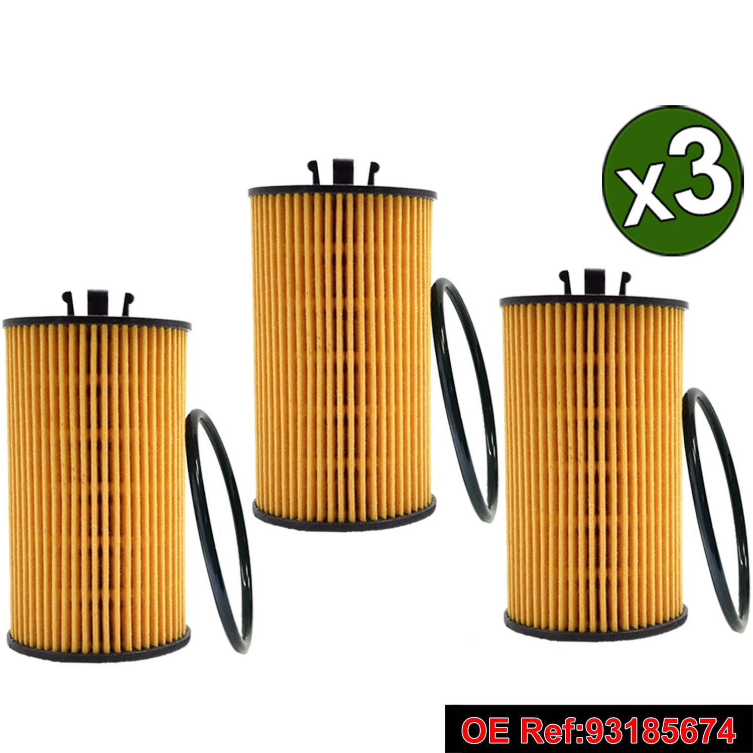 X3 Oil Filter for Holden for Cruze Astra Trax for Opel 1796cc 1.8L 4cyl Petrol Engine AU Q