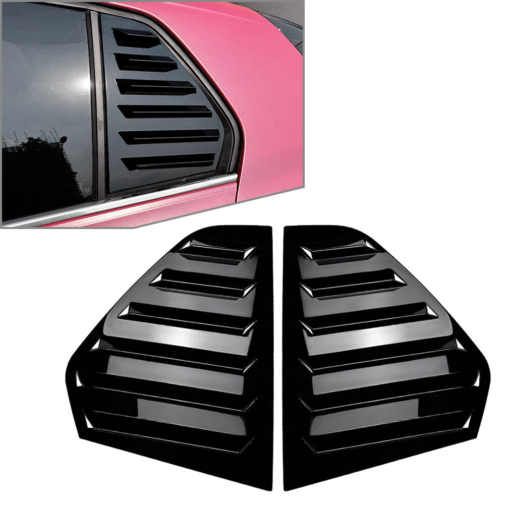 Rear Window Side Vent Shutter Louver Cover Trim for VW for Golf 8 MK8 2020-2022 Pair