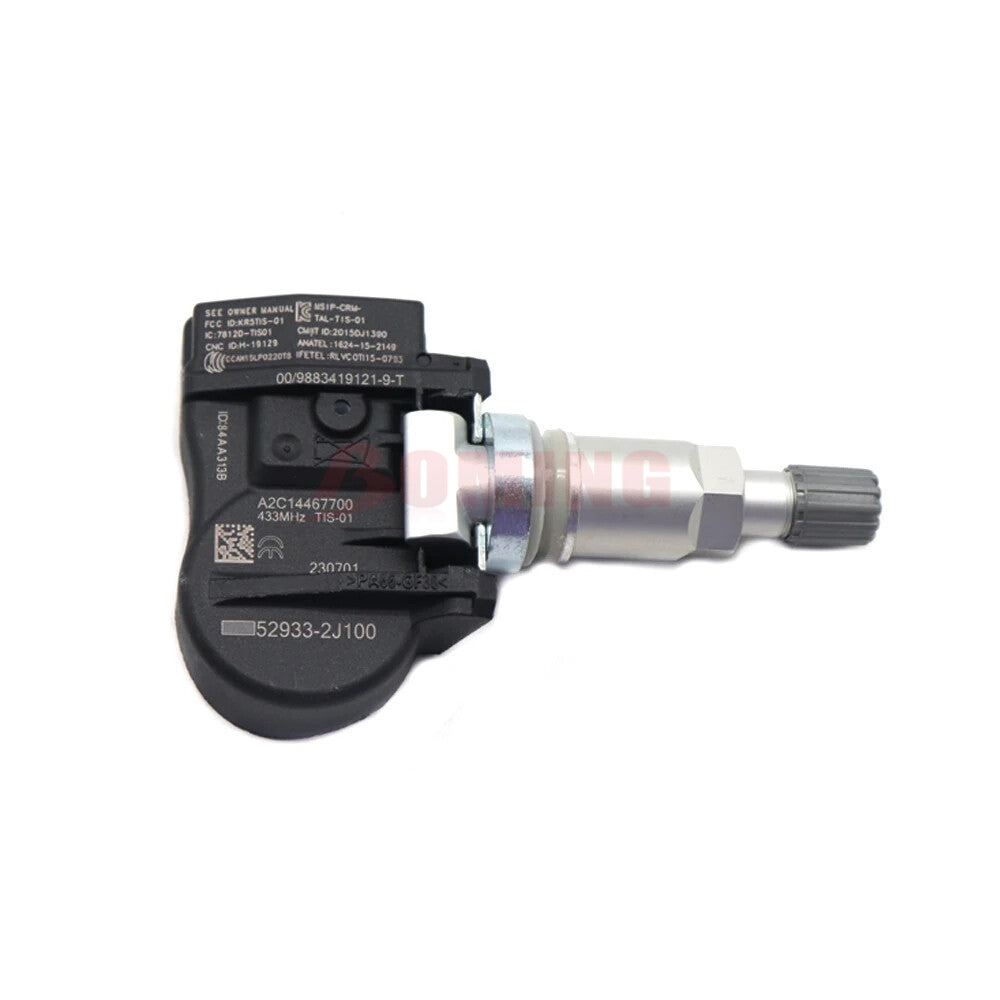Set of 4pcs 529332J100 TPMS Tire Pressure Sensors for Hyundai for Kia Rio Sorento l4