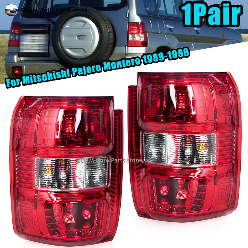 LED taillights with turn signals and bulbs suitable for Mitsubishi Pajero Montero 1989 - 1999