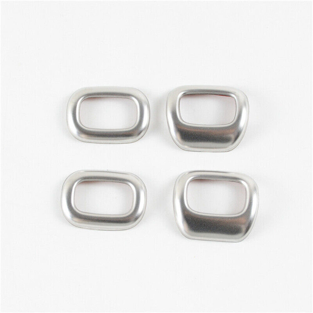 4¡ÁSteel Silver Door Lock Pins Ring Trim for Mercedes-Benz S Class W221 2006-2013