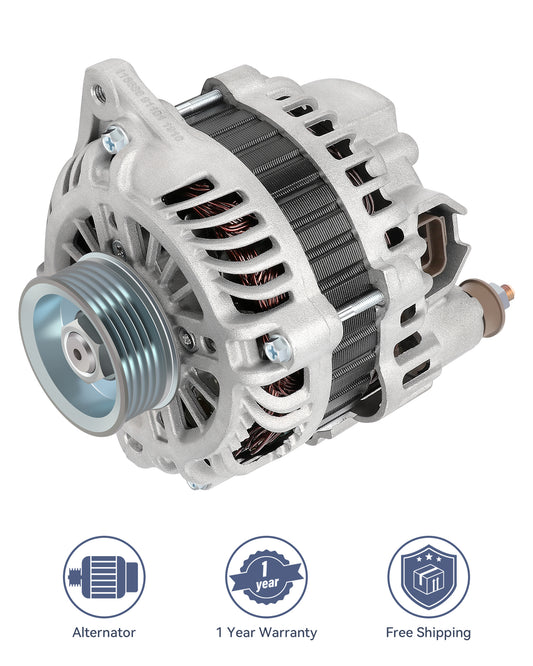 1pc Silver Alternator AMT0178 for 2003 2004 2005 2006 2007 2008 for Infiniti FX35 V6