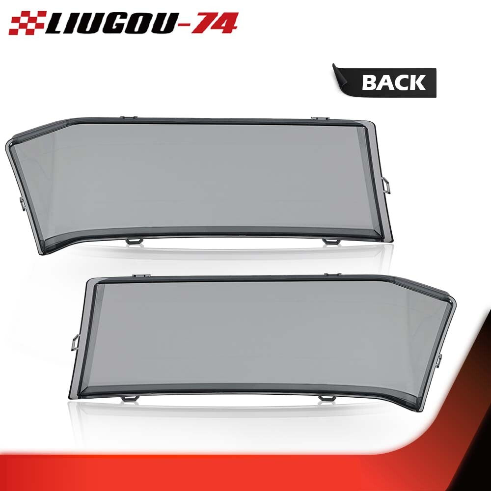 Fits 04-12 for GMC for Canyon /for Colorado Headlight Lens Smoked Cover - v