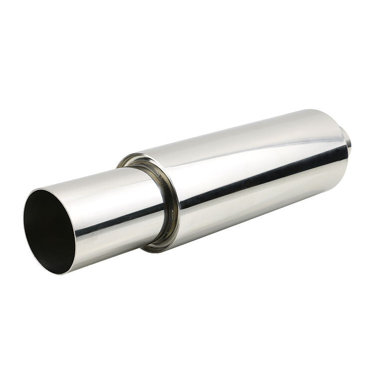 1x 2.5 ID 4 Outlet Great Sound Exhaust Muffler Tips 5 Body Resonator HPJ