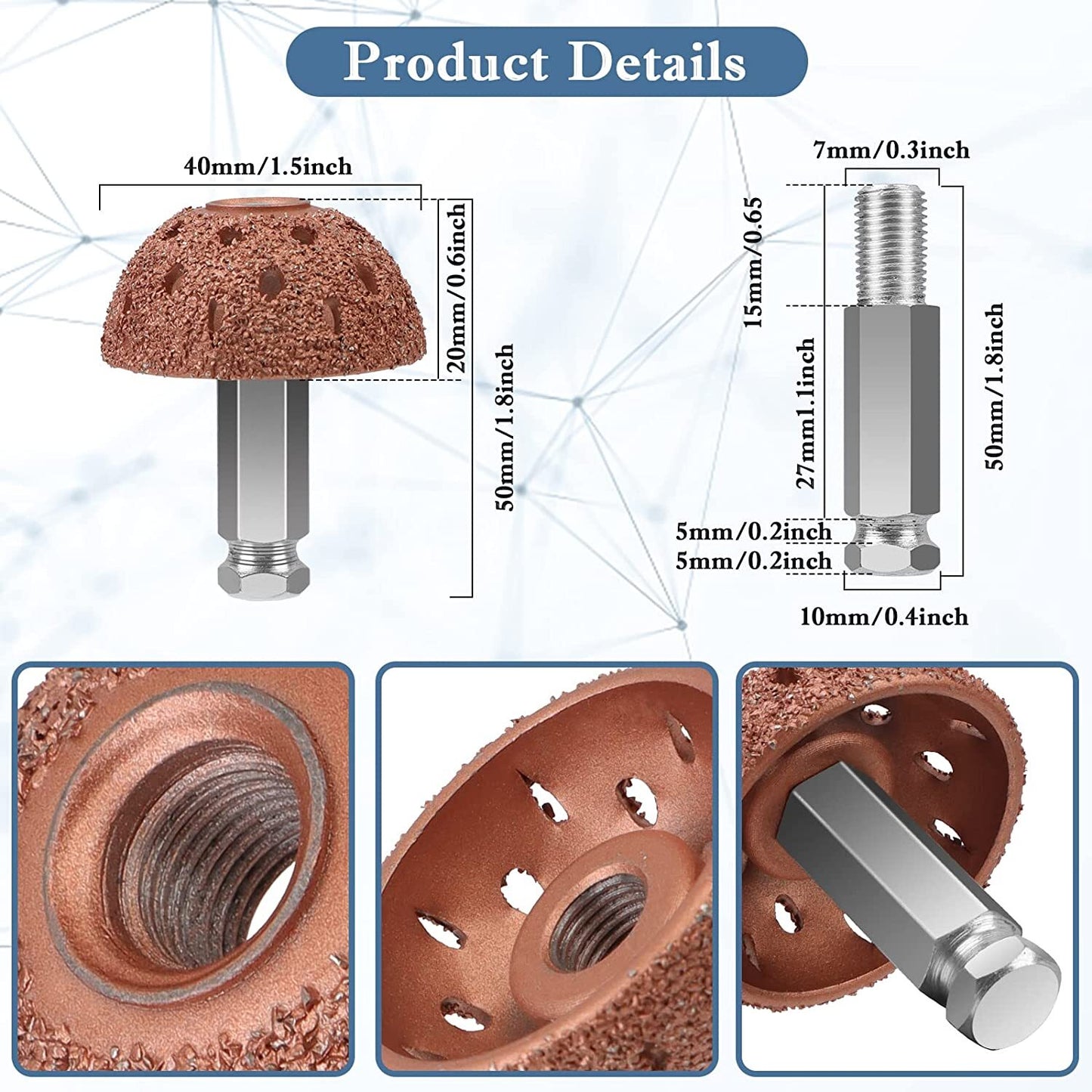 Tire tube patch repair and splicing tool is suitable for grinding and polishing car tires.