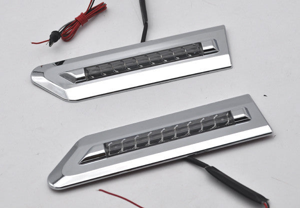 2x Error chrome LED Side Marker signal DRL Light For E65 E66 E67 01-08 v