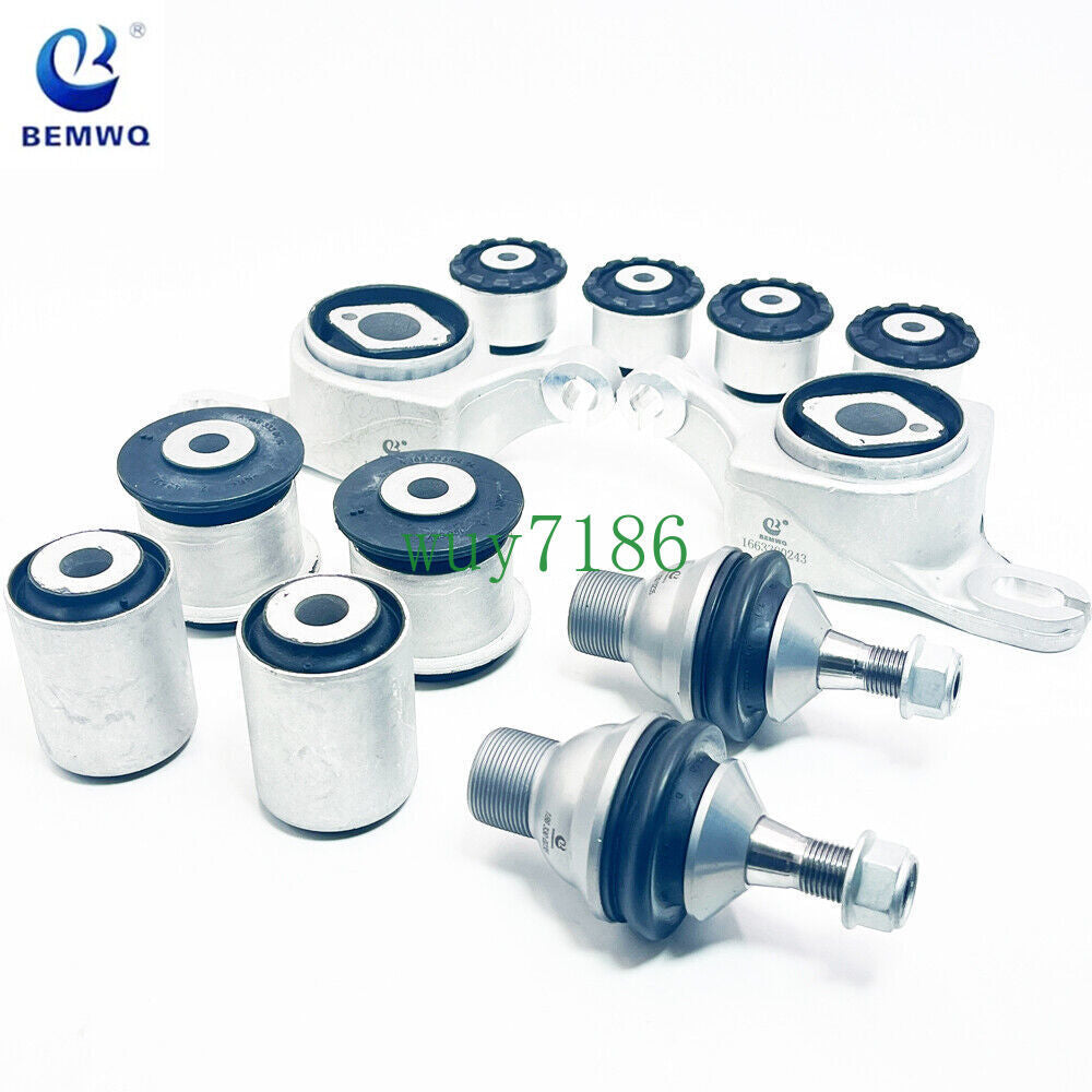 12-piece front lower control arm bushing + connector kit for Mercedes M GL GLE GLS n