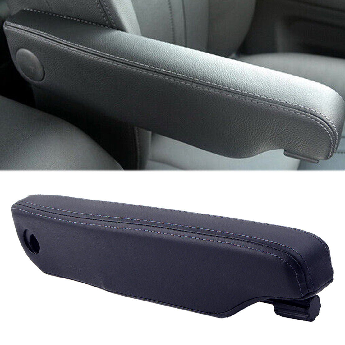 Black Front Left for Seat Armrest Fit for Land Rover LR3 2005-2009 LR4 2010-2016 Q