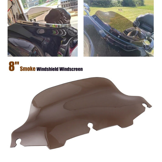 8-inch wave windshield with smoke detection suitable for Harley Electra Street Glide Touring 96-13- n