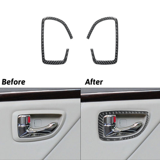 Carbon Fiber Rear Door Pillar Trim Cover for Hyundai for Veloster JS 2019-2022 v