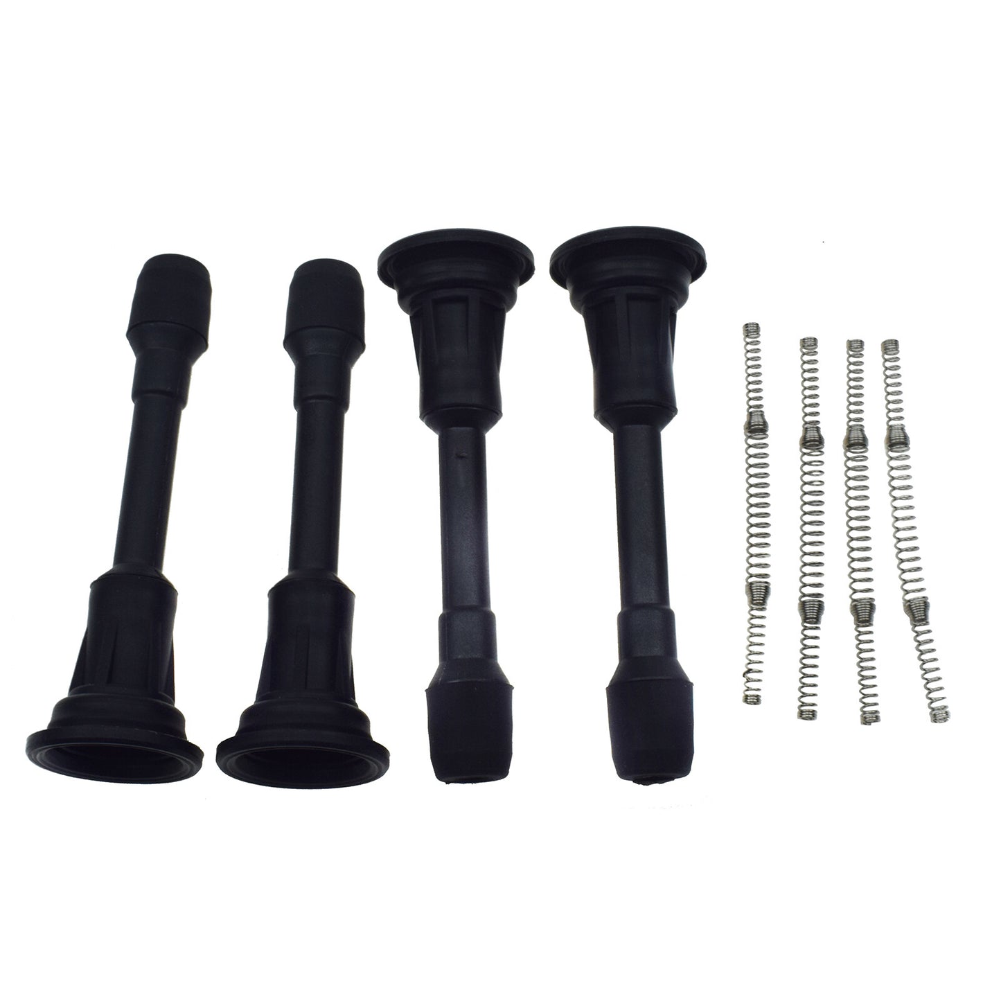 Set of 4 Ignition Coil Rubber Boot Spring for Nissan Altima Rogue Sentra Versa-