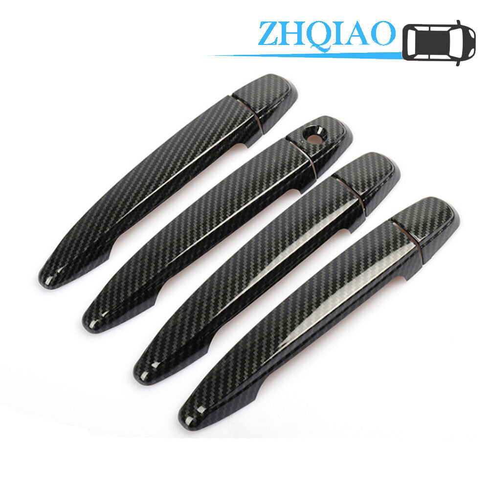 Glossy Carbon Fiber Side Door Handle Cover Trim Fits for Lexus GS300 Sedan 2006-2011