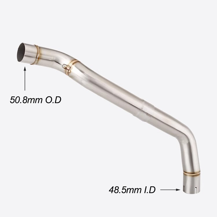 Motorcycle Exhaust Mid Link Pipe 51mm for Honda CBR600RR F5 2005-2017 CBR 600 RR
