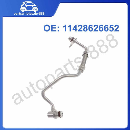 11428626652 Turbocharger oil inlet pipe suitable for BMW 228i, 328i, 428i, 528i, X1, X3, X4 2.0L engines.