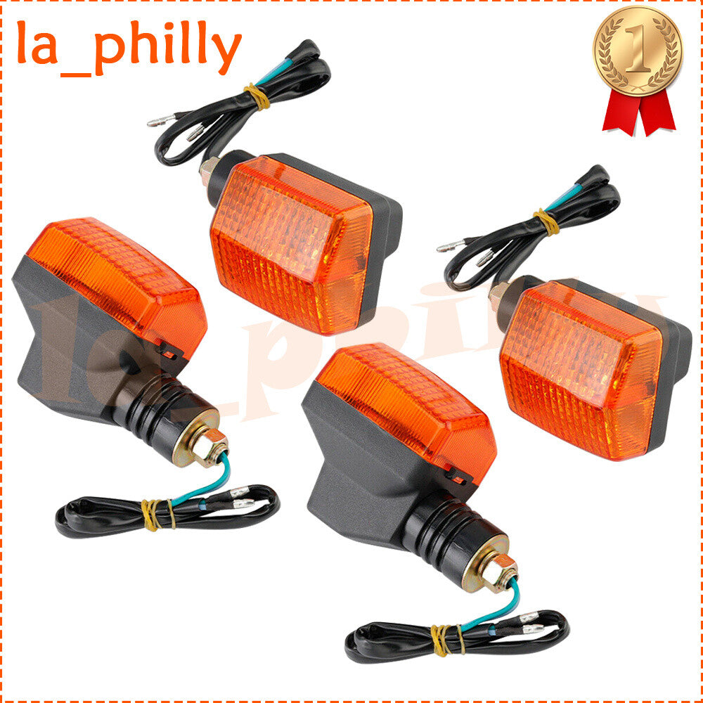 4pcs Front Rear Warning Light Side Turn Signal Lamp Fits for Honda XR 650L 1993-2021 Q