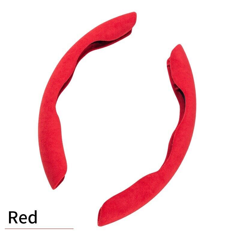 Ultra Thin Non-Slip Steering Wheel Cover Suede Protector for Universal Car Q