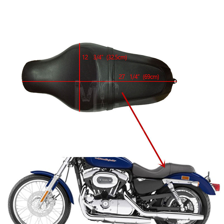 One Piece Driver Rear Passenger for Seat Two up For Sportster XL883N XL1200
