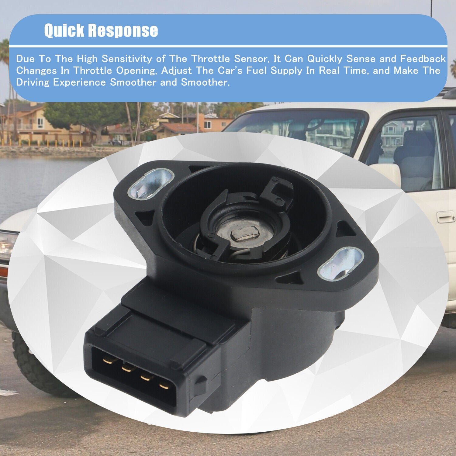 New Throttle Position Sensor for 1989-1992 for Toyota for Land Cruiser Cressida Supra