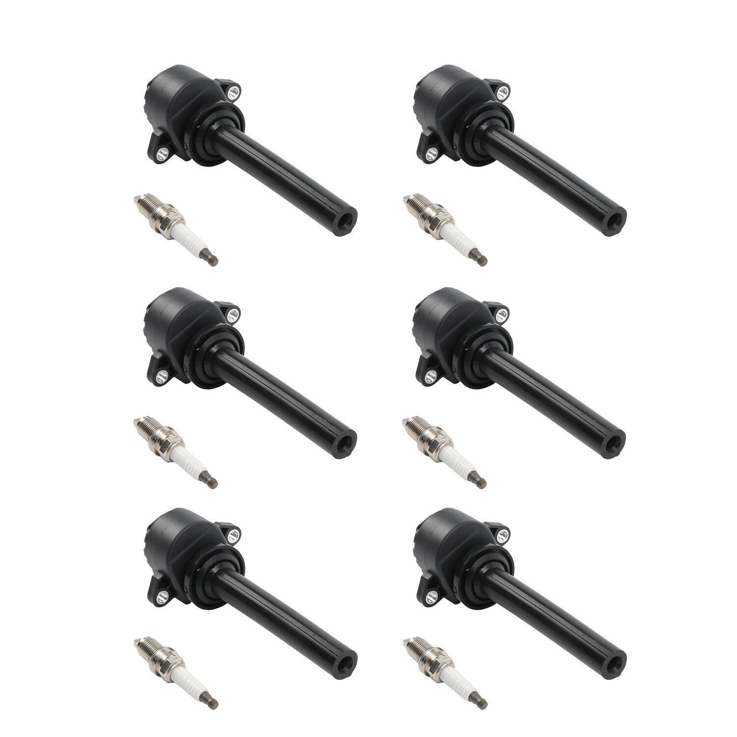 Ignition Coils + Iridium Spark Plugs for Isuzu Trooper For Rodeo 2000-2004 UF252