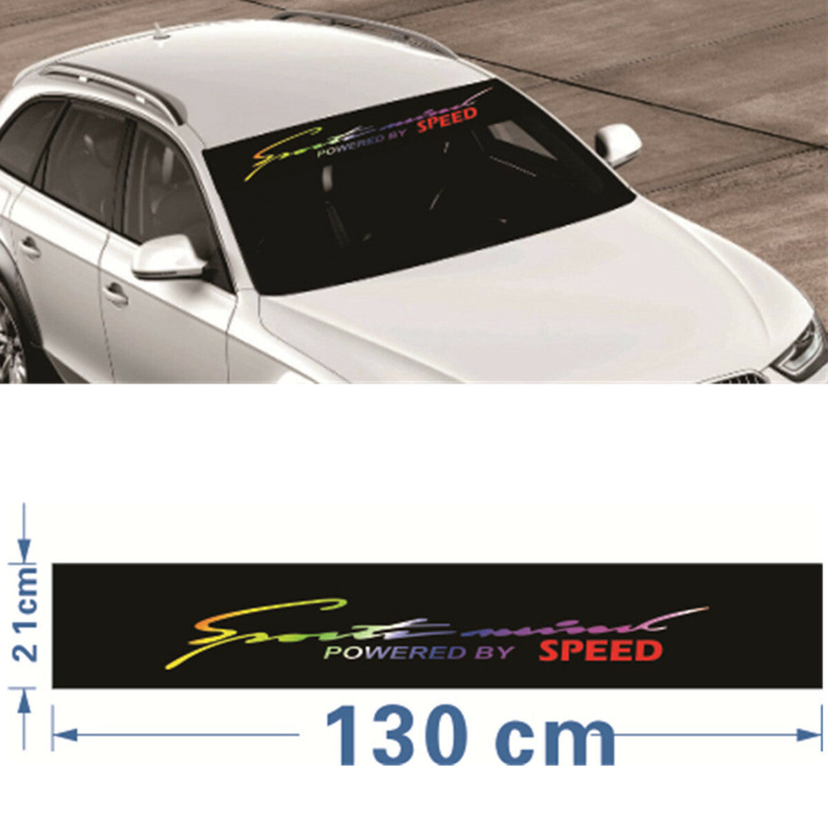 Car SUV Rear Front Windshield Sticker Decal Vinyl Window Exterior Accessories
