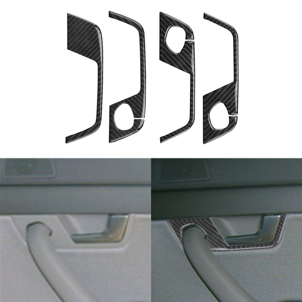 Red Carbon Fiber Window Switch Panel Trim Cover For 3 F30 2013-2019 v