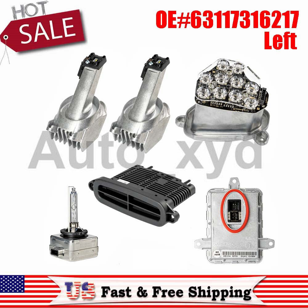 Left-side xenon ballast bulb LED module diode kit for BMW 5 Series 528I 535i M5 550I