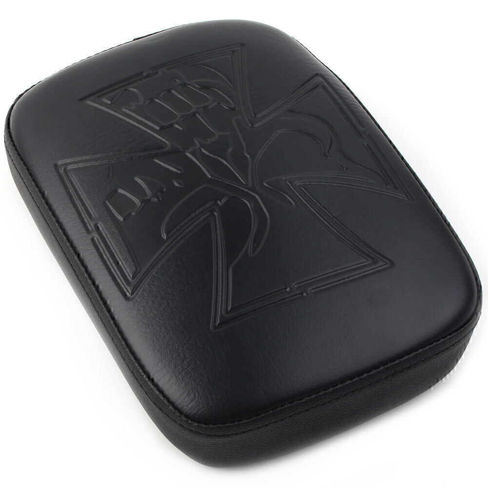 Rear Fender Passenger Pillion Pad for Seat 8 Suction Cup Fit for Harley Bobber Sportster Q