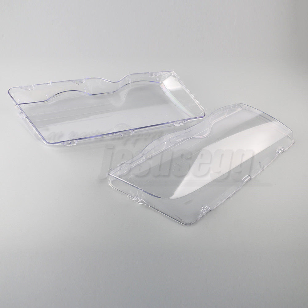 Pair Headlight Lenses Shell Cover for BMW E46 3-Series 4DR 99-01 Wagon Sedan