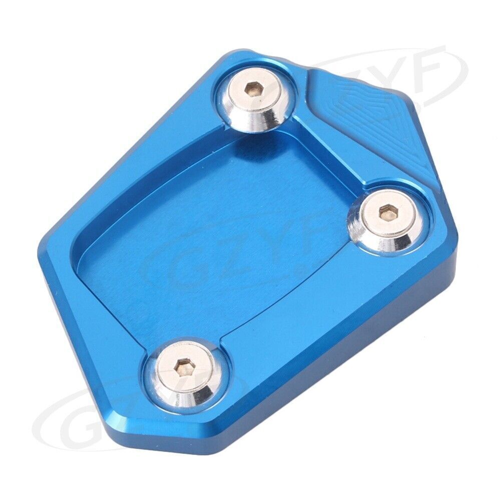 1x Side Stand Kickstand Plate Pad Fit for Honda 2011 2012 2013 2014 2015 Blue Q