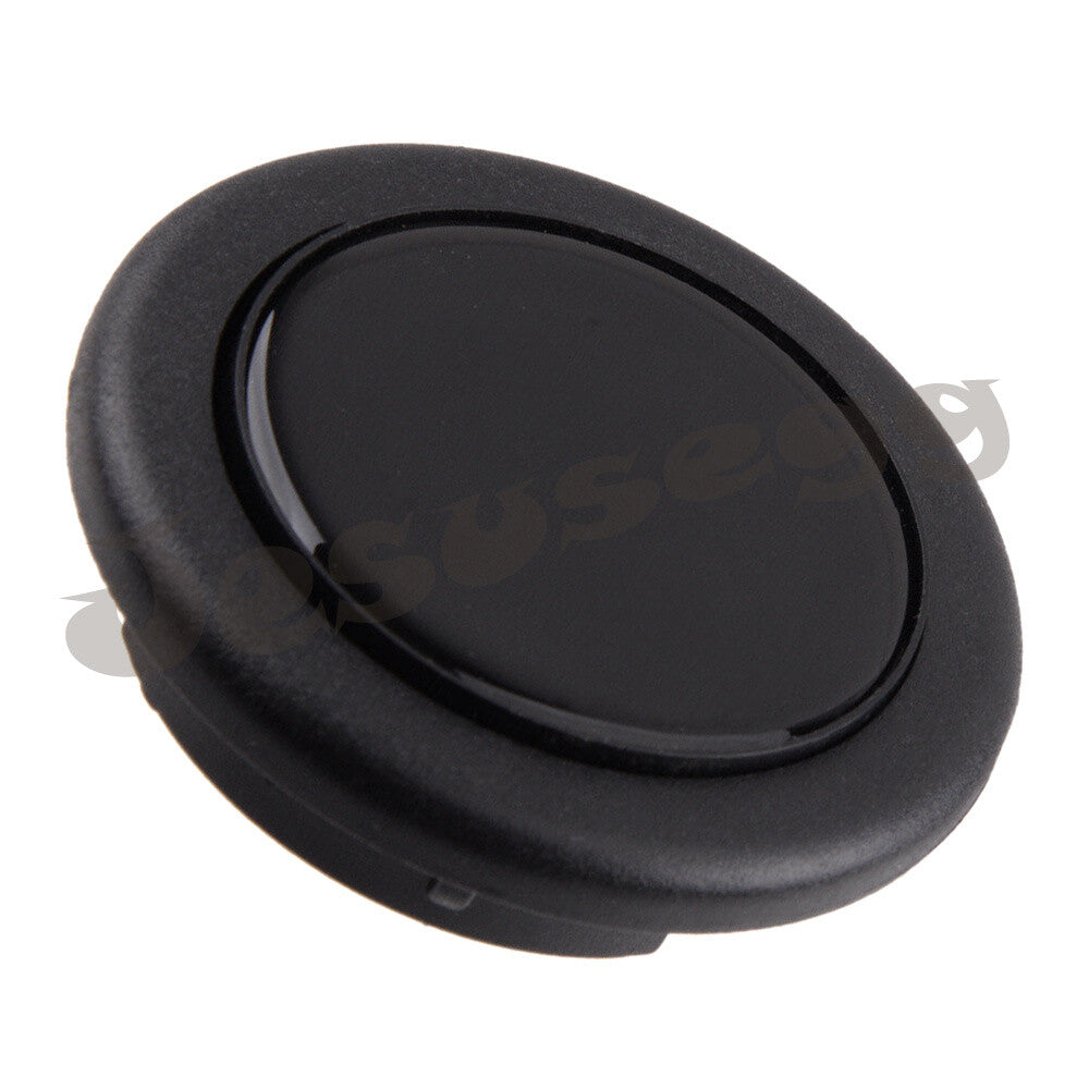 Interior Car Horn Button Steering Wheel Center Cap Black Decor Universal