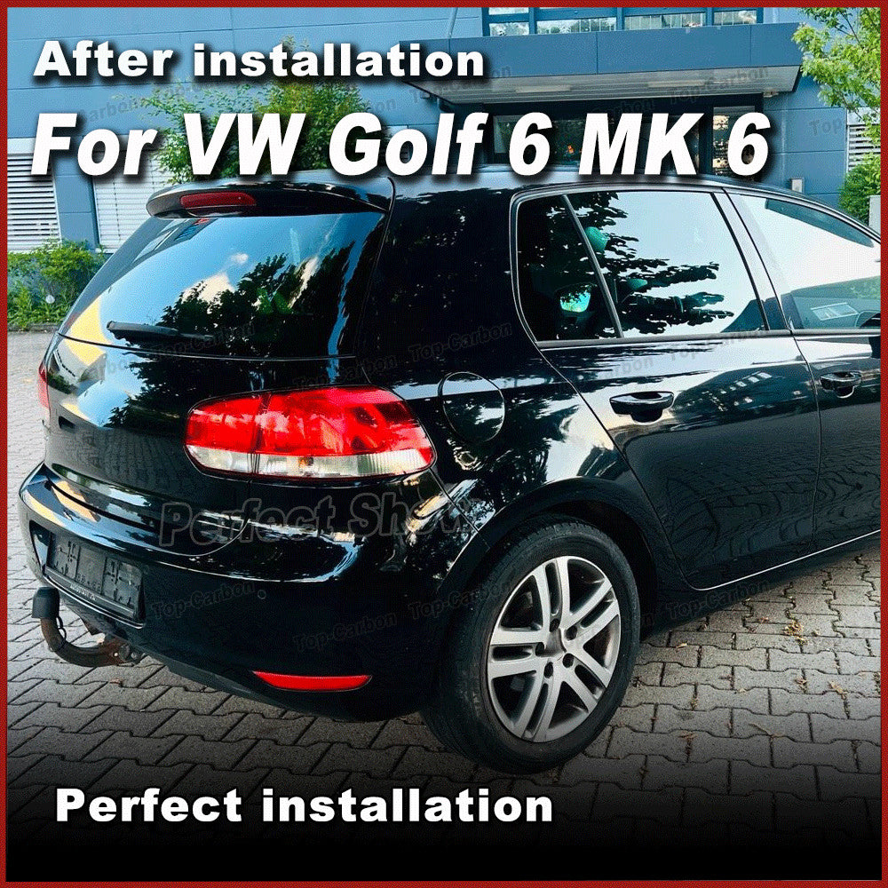 ABS Pair Rear Bumper Reflector Lamps Lights Red for VW for Golf 6 MK 6 2009-2013 RED