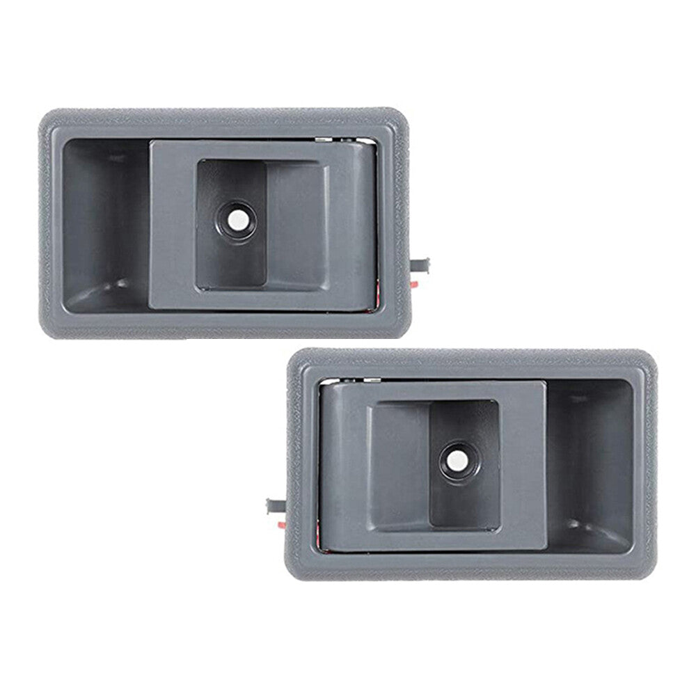 Suitable for interior door handles, right and left side set, grey, for Tacoma 4 Runner pickup trucks. n