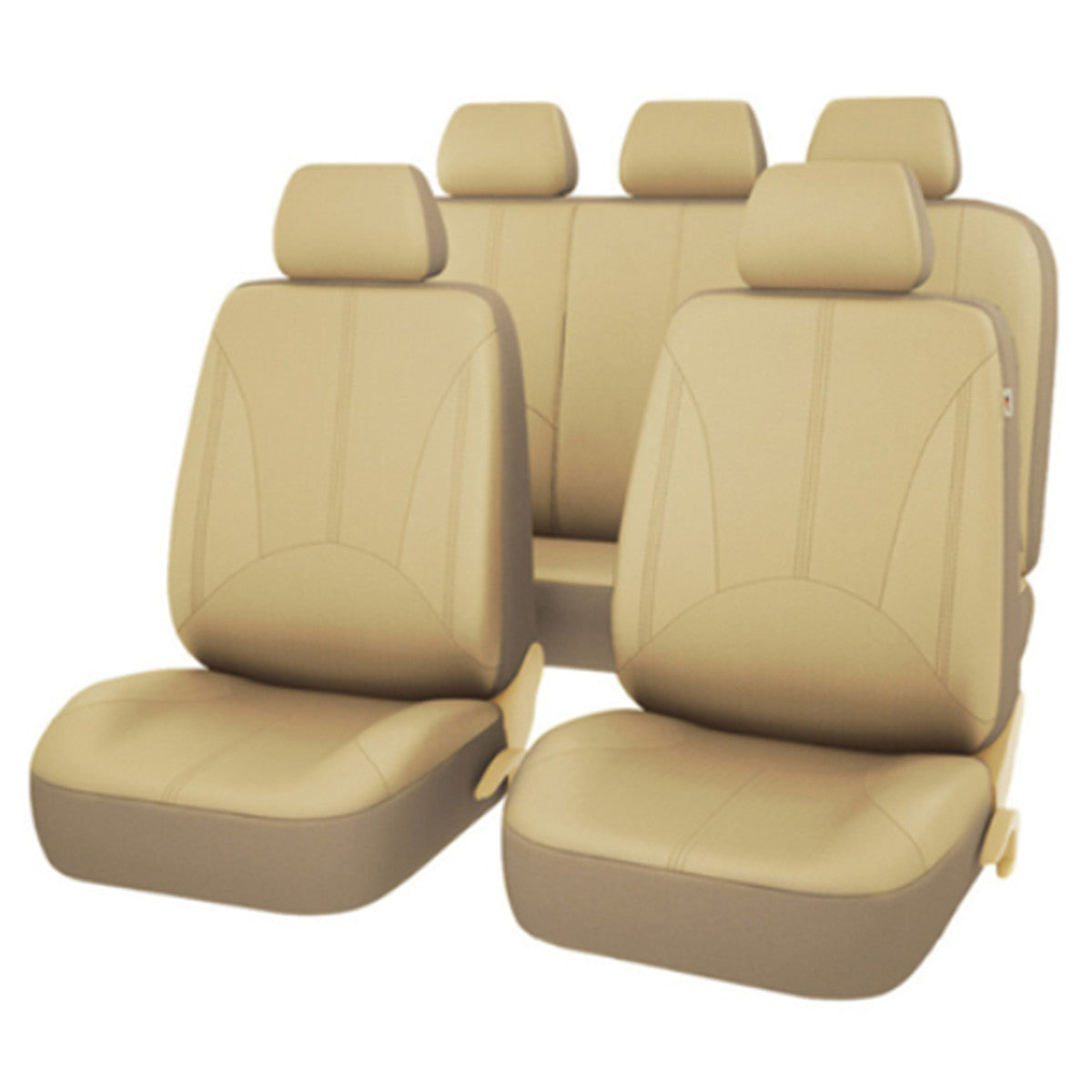 Car for Seat Cover Auto Front Rear Full Set Cushion Accessories PU Leather 4 Seasons
