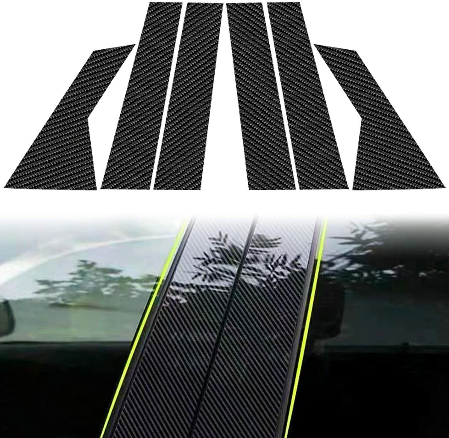 For Rogue X-Trail 2014-2020 Piano Black Side Door Body Skirt Molding Trim v
