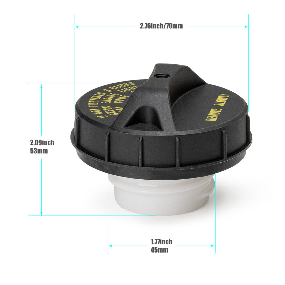 Fuel Filler Gas Cap For 92-00 for Honda for Civic CX DX LX VX GX EX EX-R Si HX 1.5L 1.6L