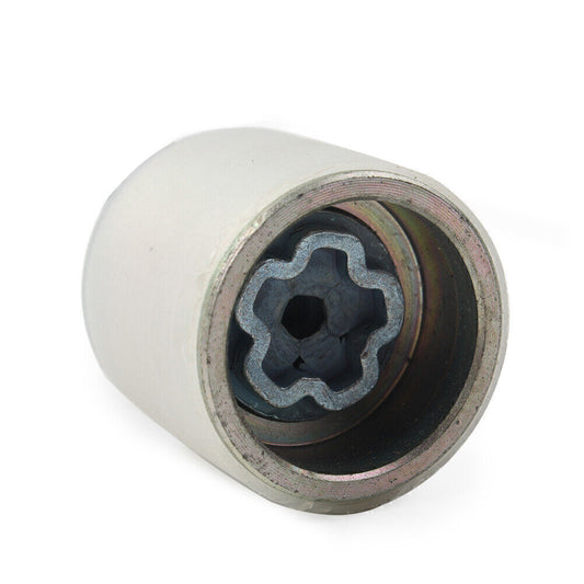 1x Locking Wheel Nut Key Bolt Letter L for Audi Chrome-molybdenum Steel Car Q
