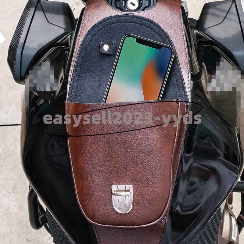 Motorcycle Oil Fuel Tank Cover PU Panel Saddle Bag for Honda CB650R 2019-2021
