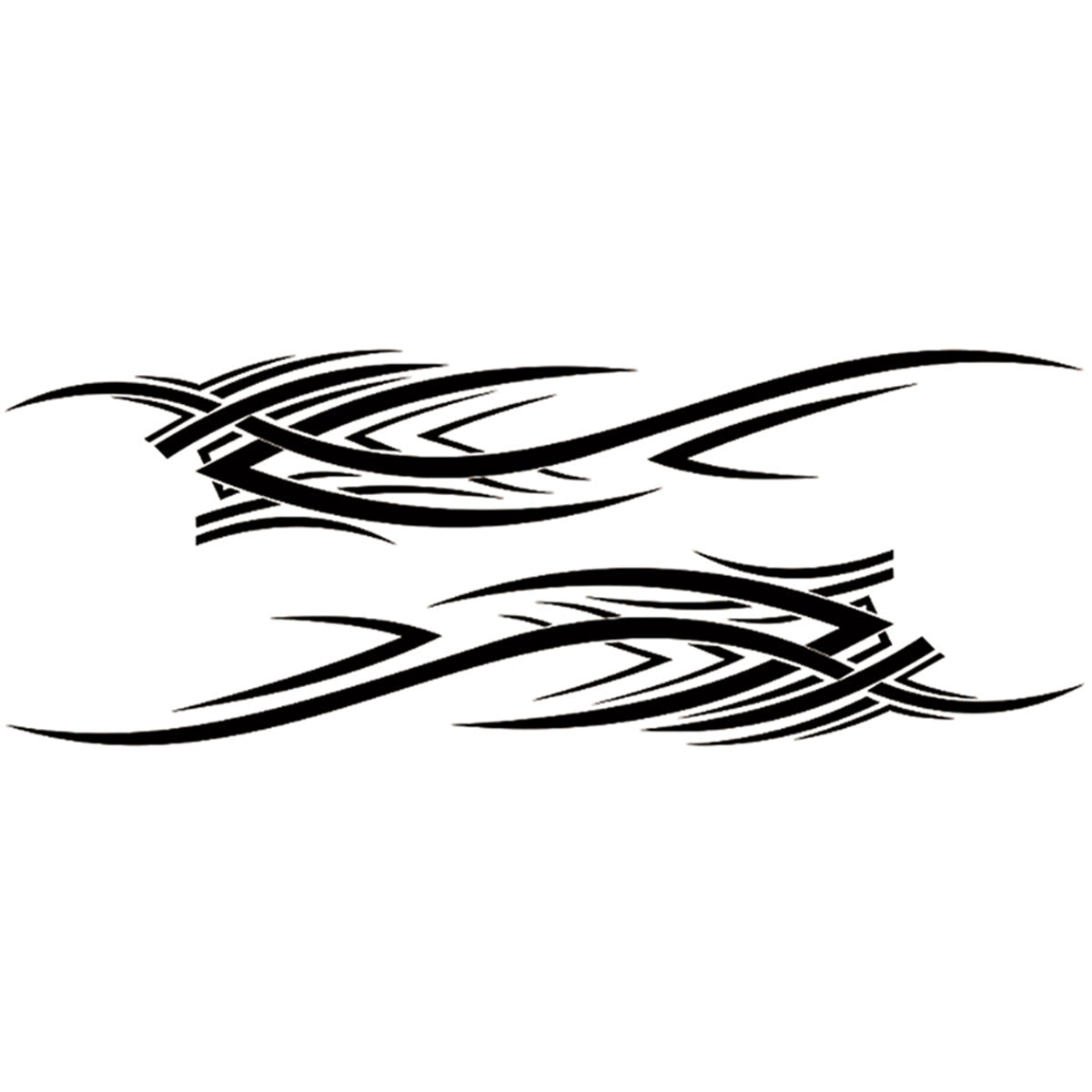 2Pcs Car Stickers Vinyl Decals Fire Flame Waterproof Decoration Auto Accessories