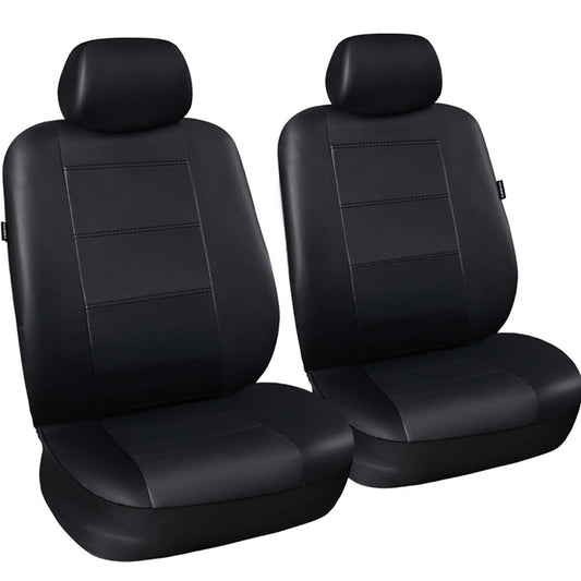 Car Front Bucket for Seat Covers Cushion Protector Cover PU Leather For Truck for SUV Q