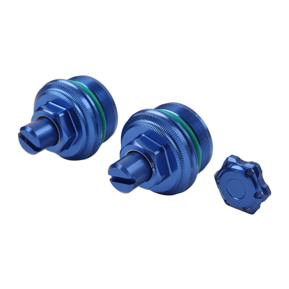 Preload Adjuster Fork Bolt Cap Screw Blue for Yamaha YZF-R3 MT-03 2019-2023