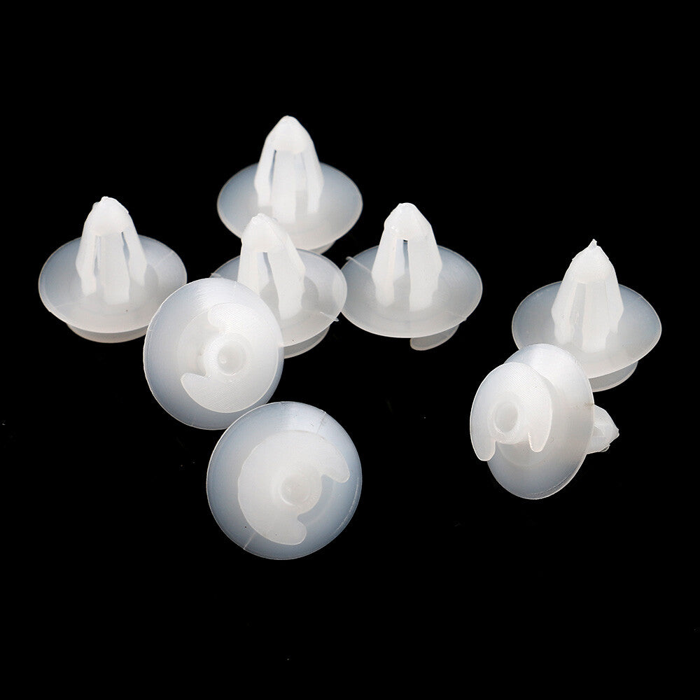 10pcs Interior Door Panel Trim Mounting Fixing Clips White for Benz A0039884178