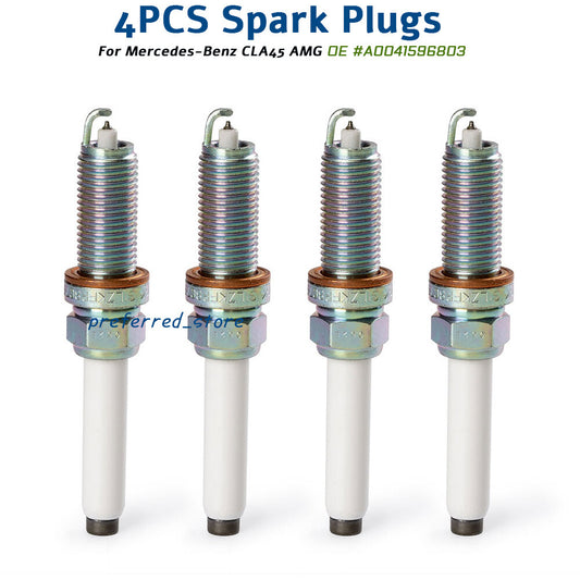 4-pack of brand new Spark Plus for C, CLS, E, GL, GLC, GLE, GLK, GLS, ML A2701590600 v