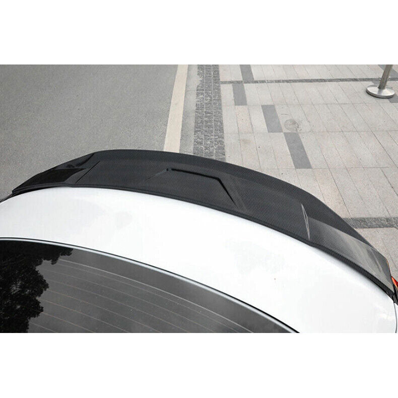 Carbon Fiber ABS Rear Boot Spoiler Wing Flap 1X Fit for Hyundai Sonata 2020-2023